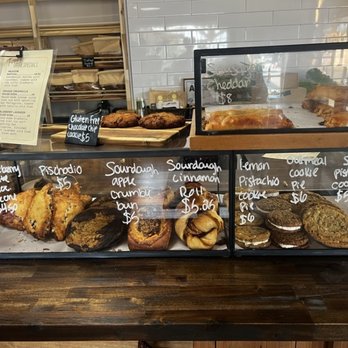 The Firefly Café - What a great looking case of pastries and loaves of bread in the back - Coffee & Tea Near Me - Hayesville, North Carolina