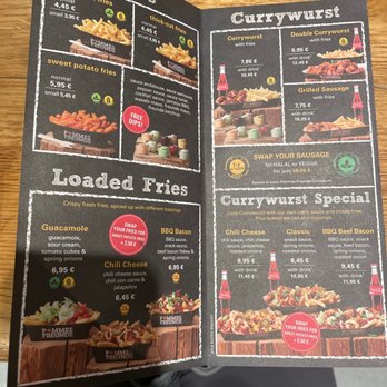 Pommes Freunde - Menu page 1 (12/2022) - Hot Dogs Near Me - Munich, BY Pommes Freunde - Menu page 1 (12/2022) - Hot Dogs Near Me - Munich, BY