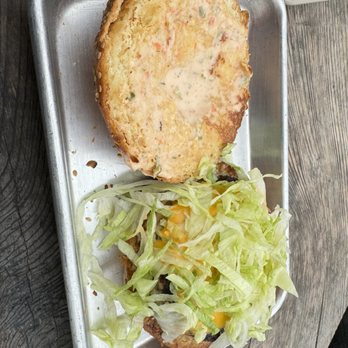 Hook Fish - Albacore tuna burger - Seafood Near Me - San Francisco, California Hook Fish - Albacore tuna burger - Seafood Near Me - San Francisco, California