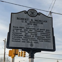 Robert B. Morgan Historical Marker - Robert B. Morgan Historical Marker, Lillington