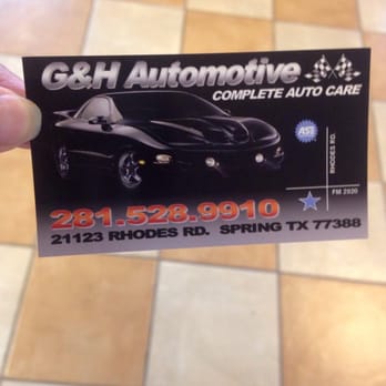 G & H Automotive - Auto Repair Near Me - Spring, Texas G & H Automotive - Auto Repair Near Me - Spring, Texas