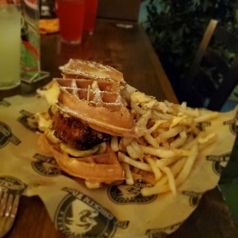 The Chicken Koop - The Belly Buster w/ garlic fries - New American Near Me - Whittier, California The Chicken Koop - The Belly Buster w/ garlic fries - New American Near Me - Whittier, California