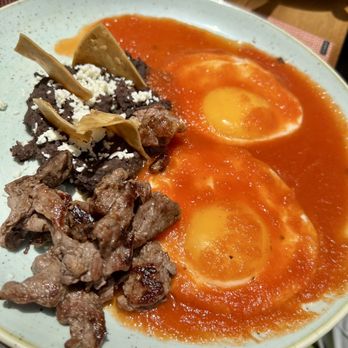 La Antigua Casona - Huevos Rancheros con Arrachera - Mexican Near Me - Tequila, JAL