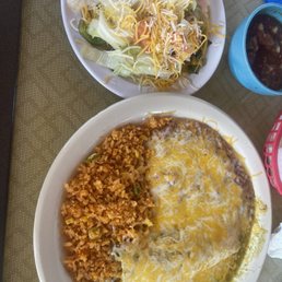 Gluten free chicken enchiladas and papas tacos Gluten free chicken enchiladas and papas tacos