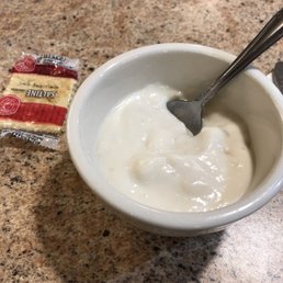 Clam chowder, was yummy!