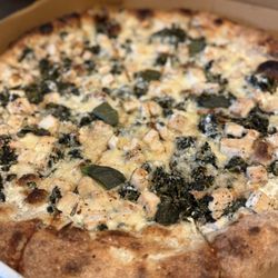 Pizza Boy - Chicken & greens pizza