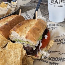 Tri tip sandwich Tri tip sandwich