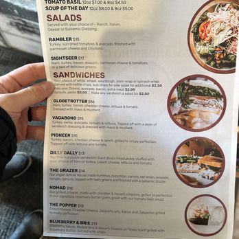 The Wandering Cafe - Menu - Sandwiches Near Me - Wasilla, Alaska