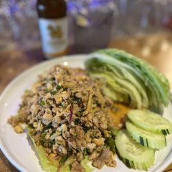 Charm Thai Kitchen and Sushi Bar - Nam-Sod Pork