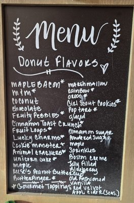 Menu photo 6 Robin’s Snowflake Donuts & Cafe Spring, TX