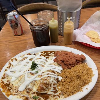 Tacos El Patron - 6/1 enchilada plate - Mexican Near Me - Pleasant Hill, California