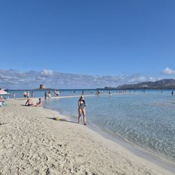 La Pelosa - Sand is super soft and fine