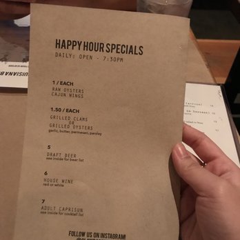Claw Daddy's - Happy Hour Menu - Cajun/Creole Near Me - New York, New York
