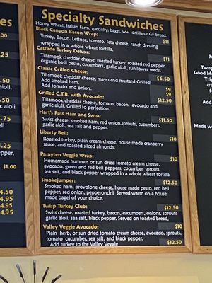 Menu photo 2 Cinnamon Twisp Bakery Twisp, WA Menu photo 2 Cinnamon Twisp Bakery Twisp, WA