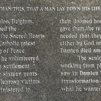 Father Damien Statue - Public Art Near Me - Honolulu, Hawaii