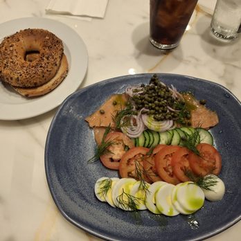 Serrano Vista Café - Bagel and lox platter! - Bars Near Me - Las Vegas, Nevada