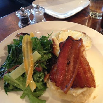 Chambers - Eggs in a hole with bacon - New American Near Me - San Francisco, California Chambers - Eggs in a hole with bacon - New American Near Me - San Francisco, California