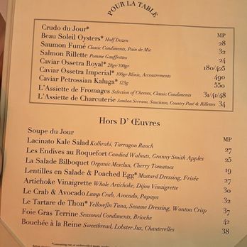 Le Bilboquet - Menu - French Near Me - New York, New York Le Bilboquet - Menu - French Near Me - New York, New York