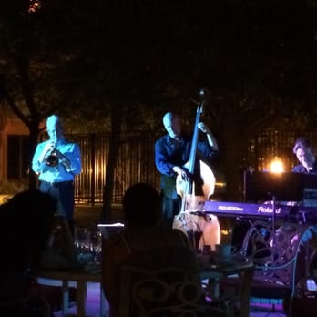 Cantina at the Crowne Plaza - The Jim Ahrend Trio on a perfect Friday evening on the patio. - Jazz & Blues Near Me - Albuquerque, New Mexico Cantina at the Crowne Plaza - The Jim Ahrend Trio on a perfect Friday evening on the patio. - Jazz & Blues Near Me - Albuquerque, New Mexico