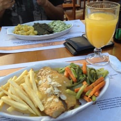 Peixe na Rede - Águas Claras - Tilápia com molho de laranja e amêndoas