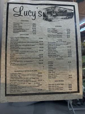 Menu photo 4 Lucy's Restaurant El Paso, TX Menu photo 4 Lucy's Restaurant El Paso, TX