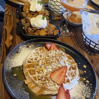 Palenque Kitchen - Palenque Waffle & papas bravas - Cocktail Bars Near Me - Costa Mesa, California Palenque Kitchen - Palenque Waffle & papas bravas - Cocktail Bars Near Me - Costa Mesa, California
