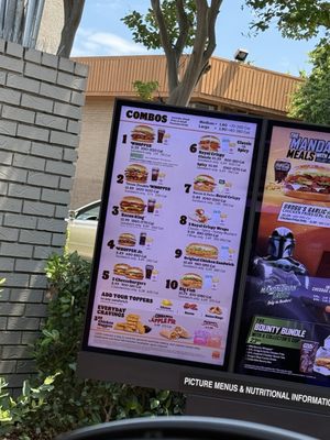 Menu photo 2 Burger King Sacramento, CA
