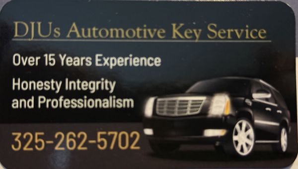 DJUS Automotive Key Service