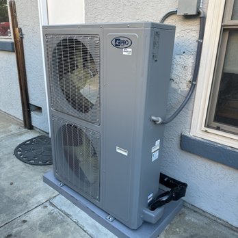 Straight Shooter Heating and Cooling - New a/c system on new pad and NOT blocking our window like last company did. - Heating & Air Conditioning/HVAC Near Me - Santee, California Straight Shooter Heating and Cooling - New a/c system on new pad and NOT blocking our window like last company did. - Heating & Air Conditioning/HVAC Near Me - Santee, California