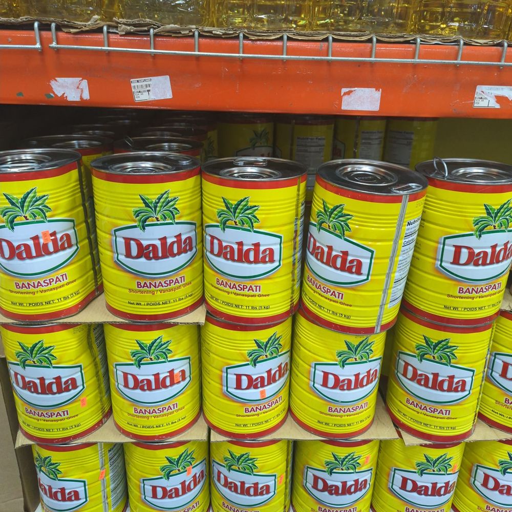 IndoPak Supermarket & Cafe - Serious container of shortening - Imported Food Near Me - Plano, Texas