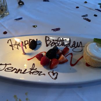 Ruth's Chris Steak House - Bday cheesecake - Steakhouses Near Me - Pasadena, California