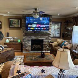 Estates Chimney - The finished fireplace!