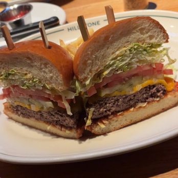 Hillstone - Cheese burger and fries - Salad Near Me - Houston, Texas