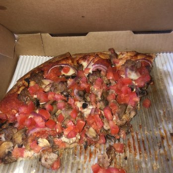 Legends Pizza - Our custom The Legend.. just took the bell pepper off and substituted fresh tomatoes - Pizza Near Me - Cupertino, California