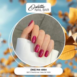 Odette Nail Bar - Fall leaves inspire stunning designs in rich seasonal colors. Bring autumn to your hands. Reserve now