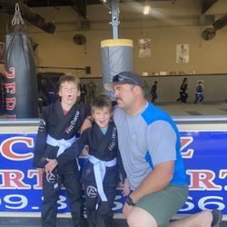 Cortez Full Circle Martial Arts Academy - My goofballs the day they got their Gi