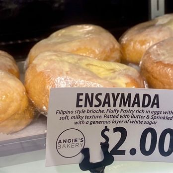 Angie's Bakery - From their dessert/bakery case: Ensaymada - Bakeries Near Me - Virginia Beach, Virginia