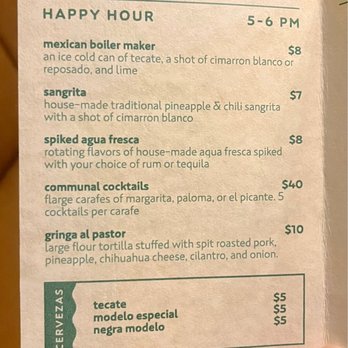 Duo’s - Happy hour menu - Tacos Near Me - Pittsburgh, Pennsylvania Duo’s - Happy hour menu - Tacos Near Me - Pittsburgh, Pennsylvania