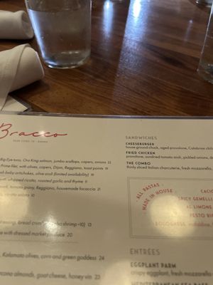 Menu photo 7 il Bracco Dallas, TX Menu photo 7 il Bracco Dallas, TX
