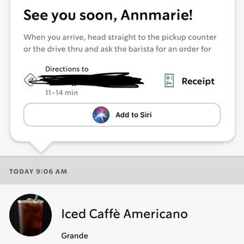 Starbucks - The picture I sent with a clear order right there. - Coffee & Tea Near Me - Davie, Florida