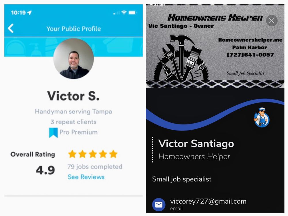 HOMEOWNERS HELPER Palm Harbor, Florida Handyman Phone Number Yelp