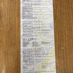 Falafel Place - Menu