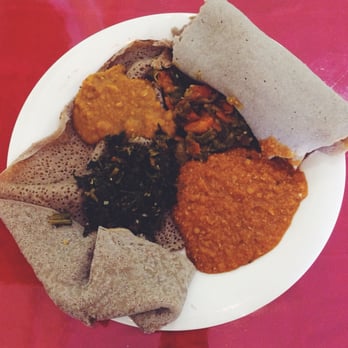 Manna Weenta - Vegetarian plate! - Ethiopian Near Me - Athens, Georgia