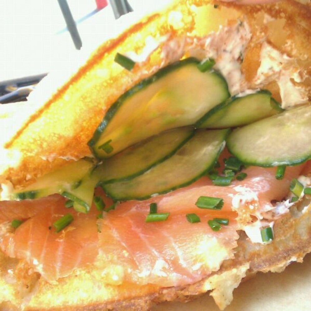 Bruxie - Salmon n dill - Sandwiches Near Me - Orange, California Bruxie - Salmon n dill - Sandwiches Near Me - Orange, California
