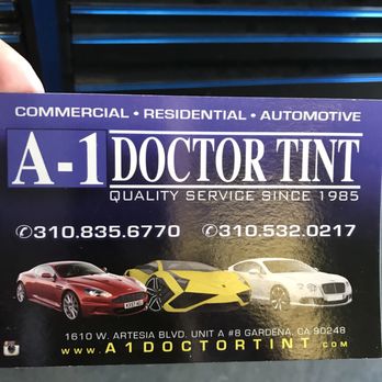 A-1 Doctor Tint - Home Window Tinting Near Me - Gardena, California