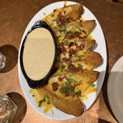 Barney Prine's Steakhouse & Saloon - Potato app - tasty and large portion!