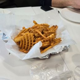Waffle fries (Owner gave as appetizer for free)