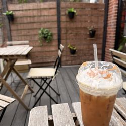 Cold brew with whipped cream