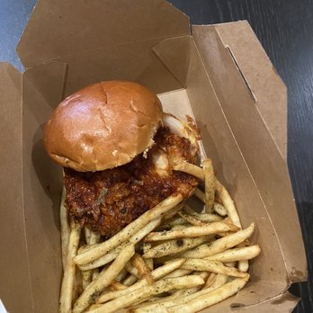 Fiya Hen - Korean Fried Chicken Sandwich w/ Nori French Fries - Chicken Wings Near Me - Boston, Massachusetts