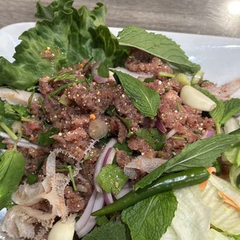 Bhan Thai Lao Kitchen - Raw beef larb - Thai Near Me - Vacaville, California